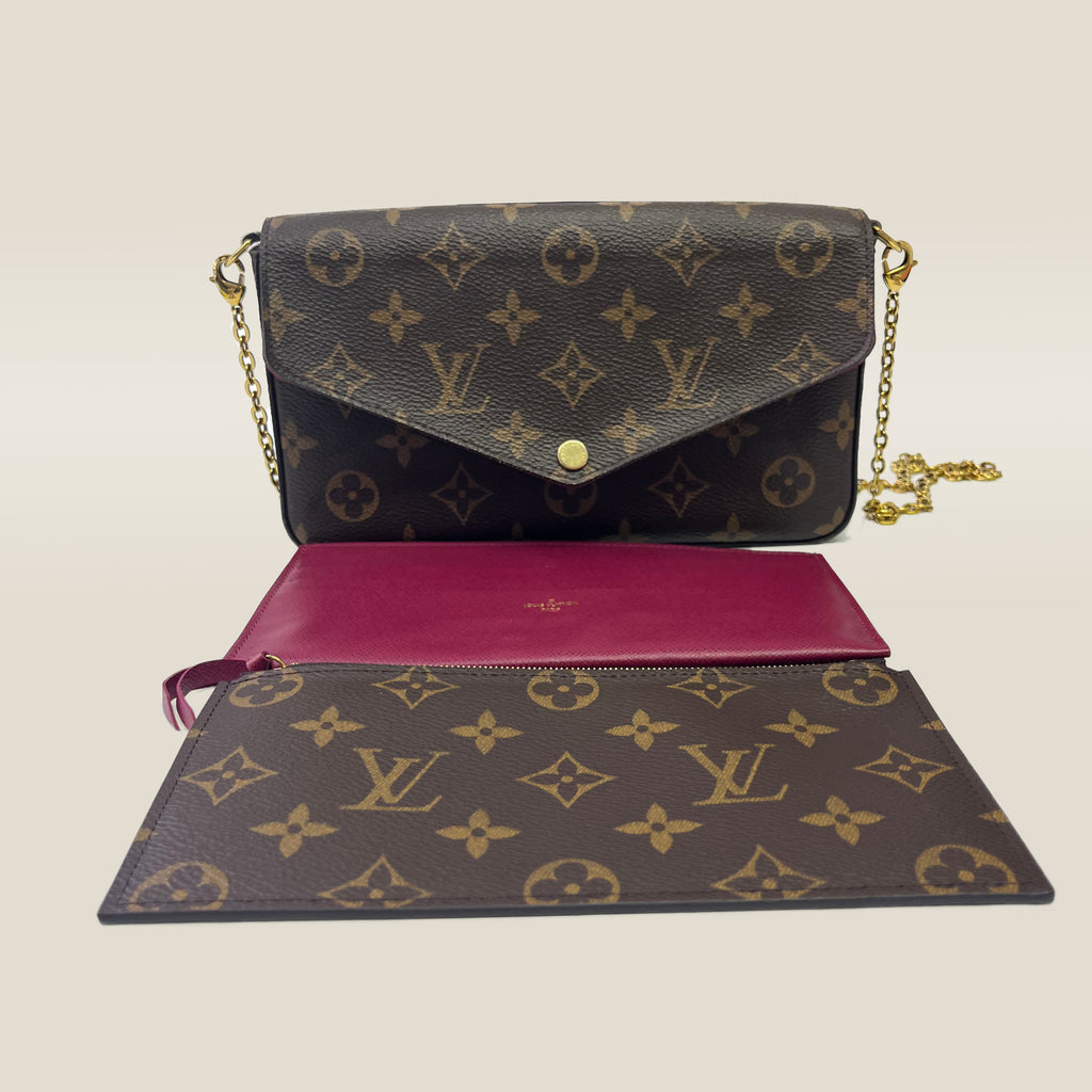 Louis Vuitton Félicie Pochette Fuscia