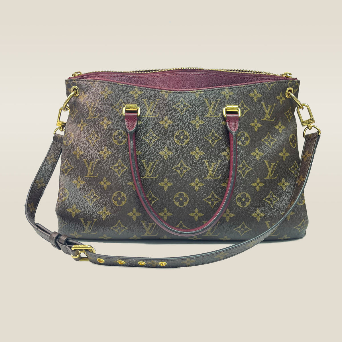 Louis Vuitton Pallas PM Burgandy - SOLD - submit a request