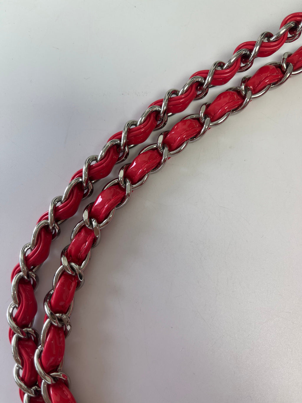 Chanel Classic Medium Double Flap Red Patent Leather