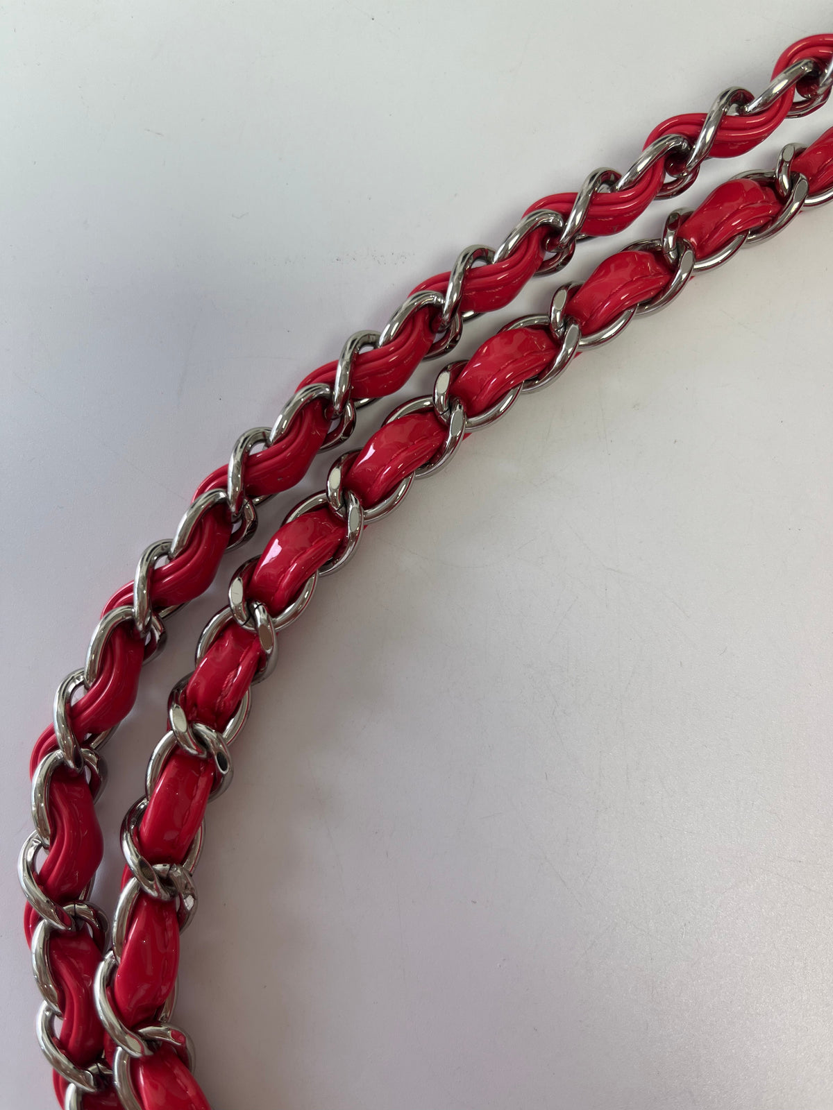 Chanel Classic Medium Double Flap Red Patent Leather
