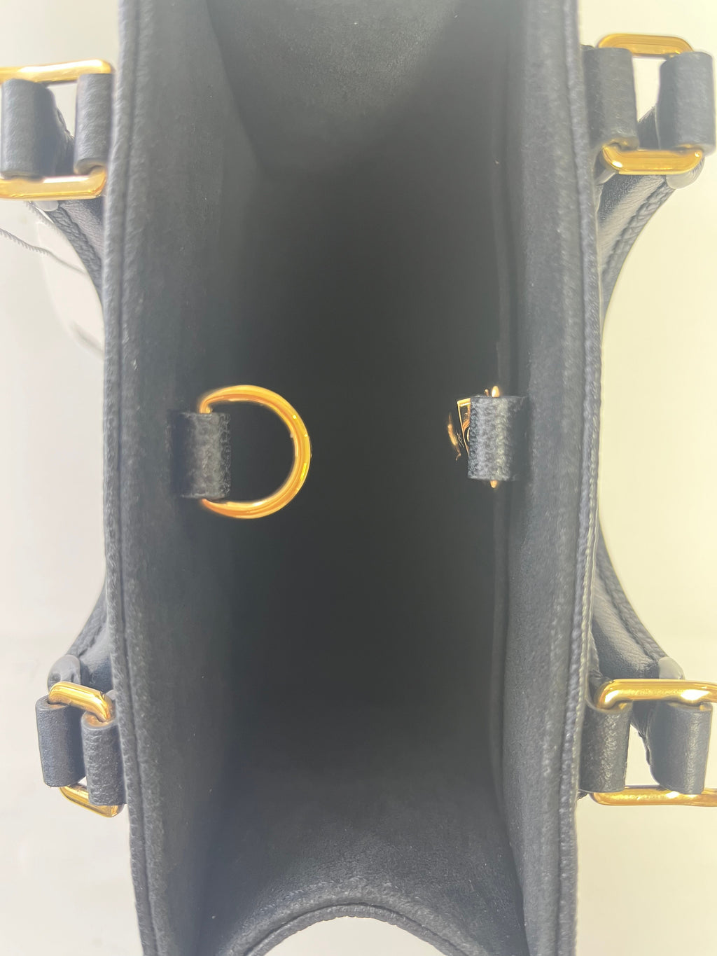 LOUIS VUITTON Onthego BB Black Monogram Empreinte Leather