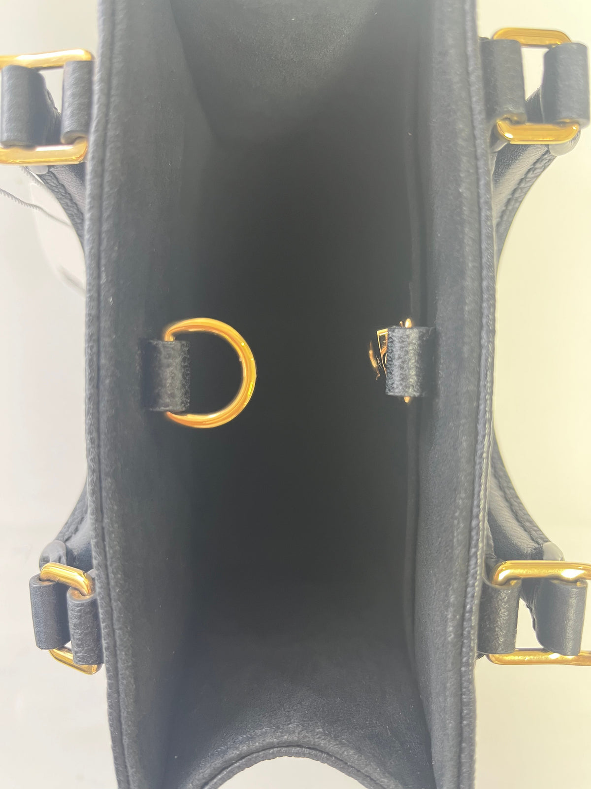 LOUIS VUITTON Onthego BB Black Monogram Empreinte Leather
