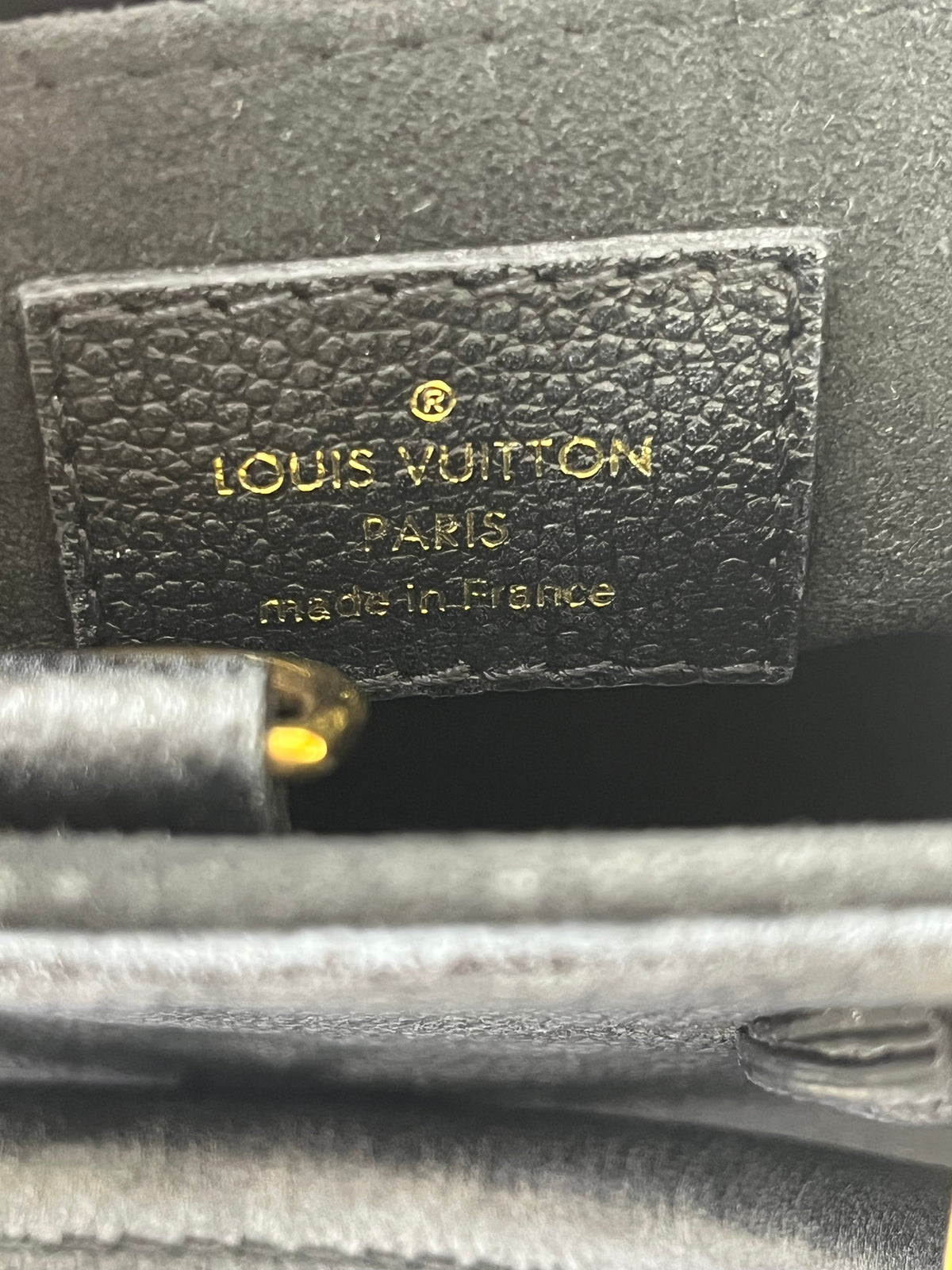 LOUIS VUITTON Onthego BB Black Monogram Empreinte Leather