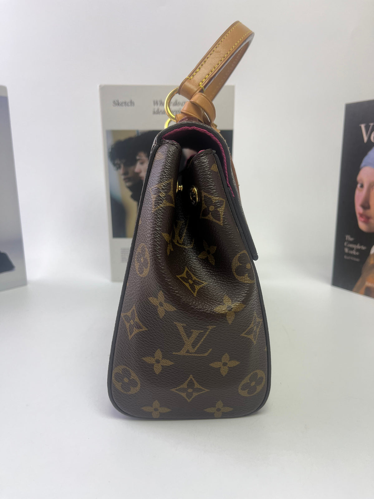 Louis Vuitton Canvas Cluny BB Tote Bag