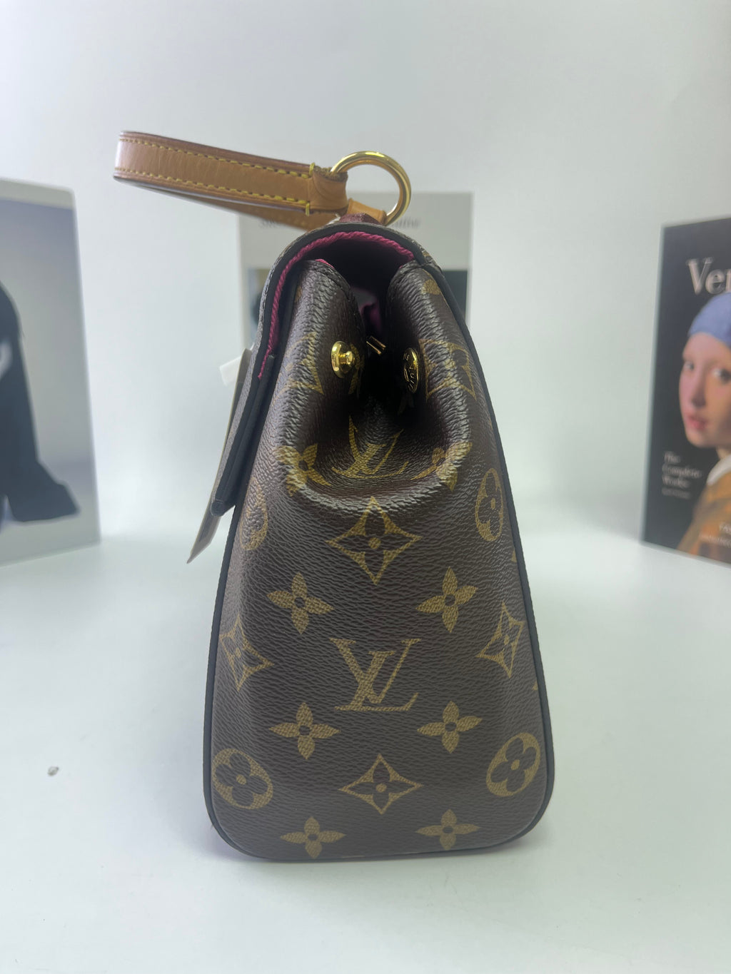 Louis Vuitton Canvas Cluny BB Tote Bag