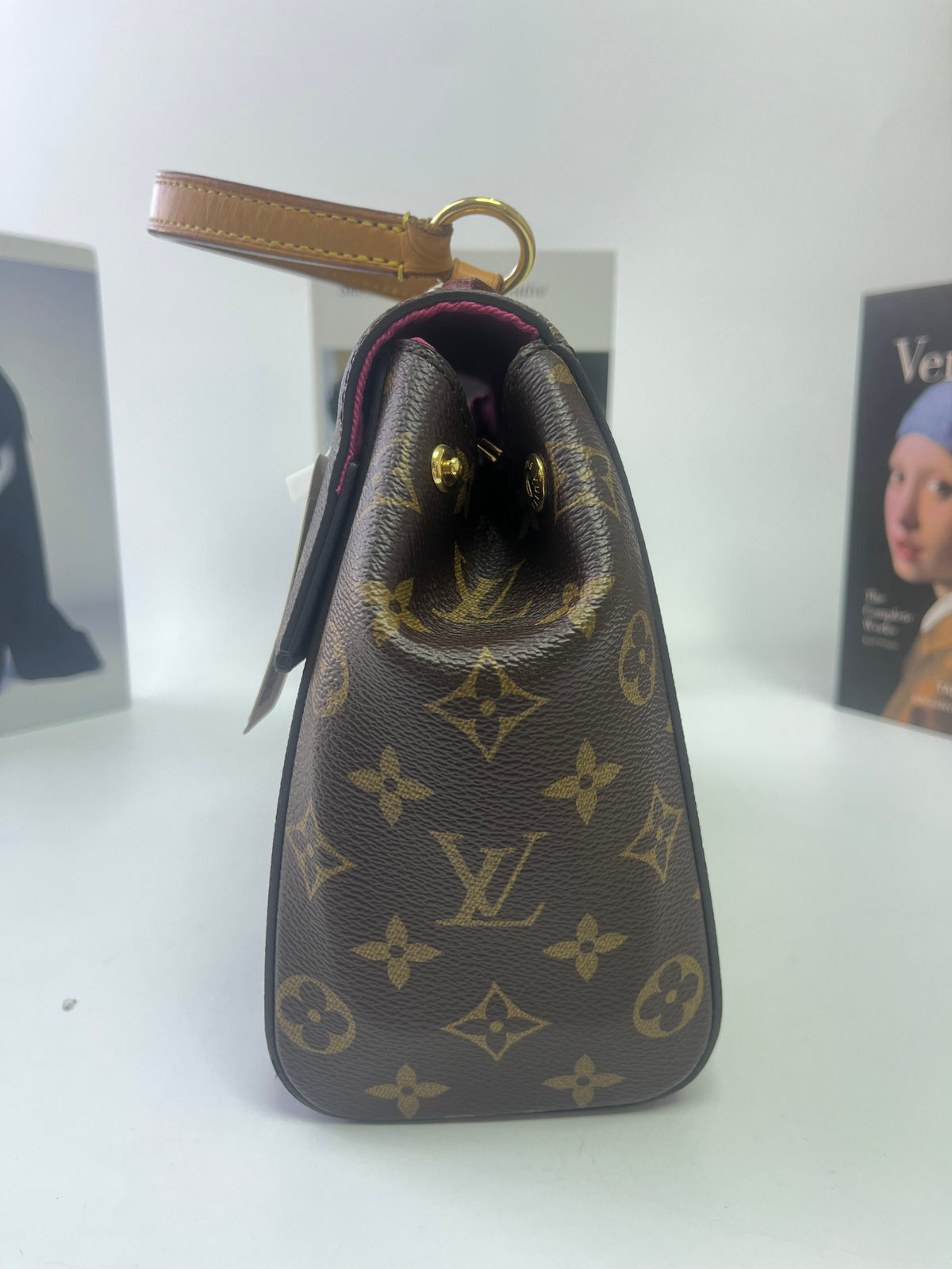 Louis Vuitton Canvas Cluny BB Tote Bag