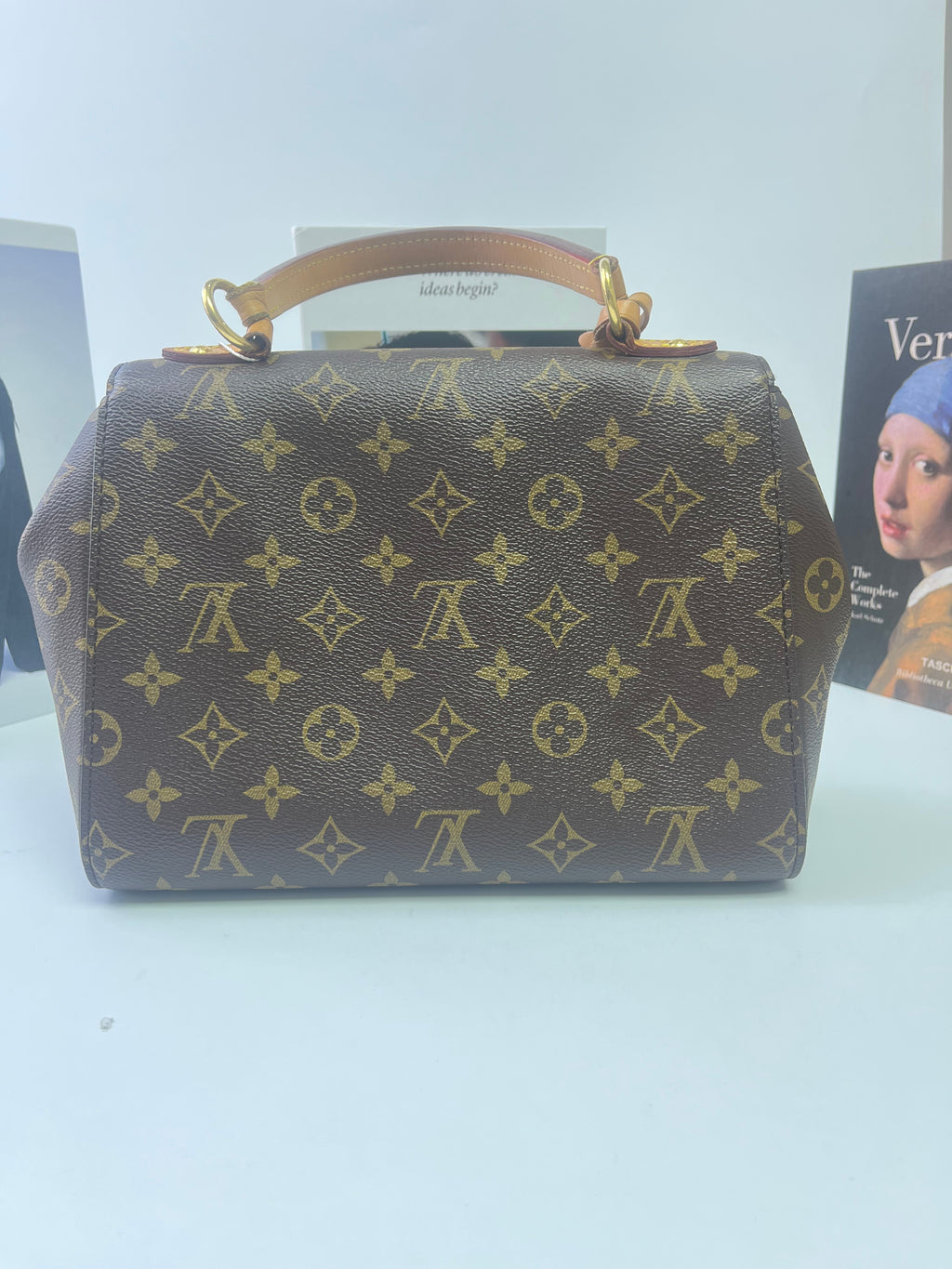 Louis Vuitton Canvas Cluny BB Tote Bag