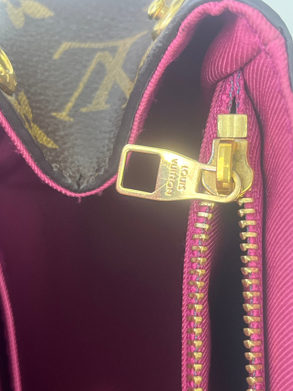 Louis Vuitton Canvas Cluny BB Tote Bag