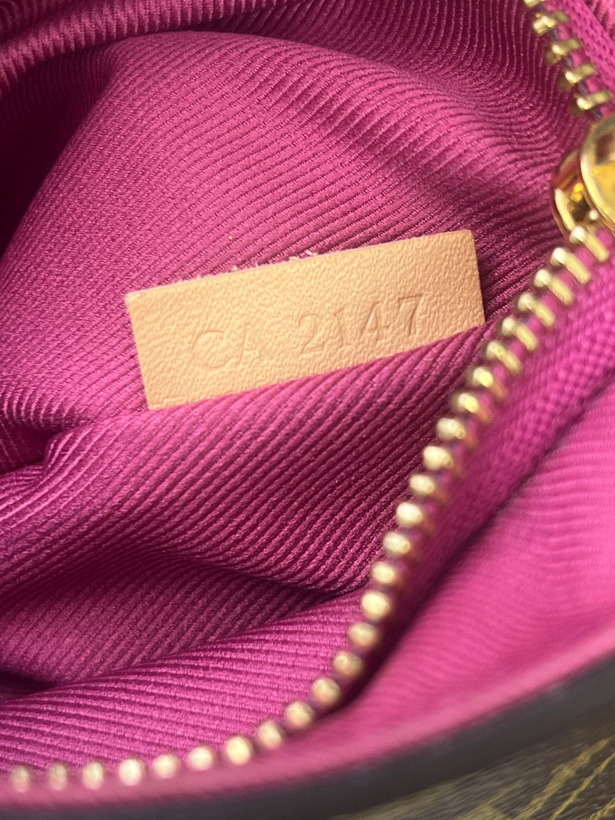 Louis Vuitton Canvas Cluny BB Tote Bag