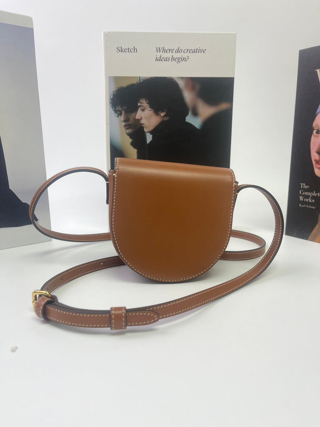 Celine Mini Triomphe Saddle Crossbody Bag