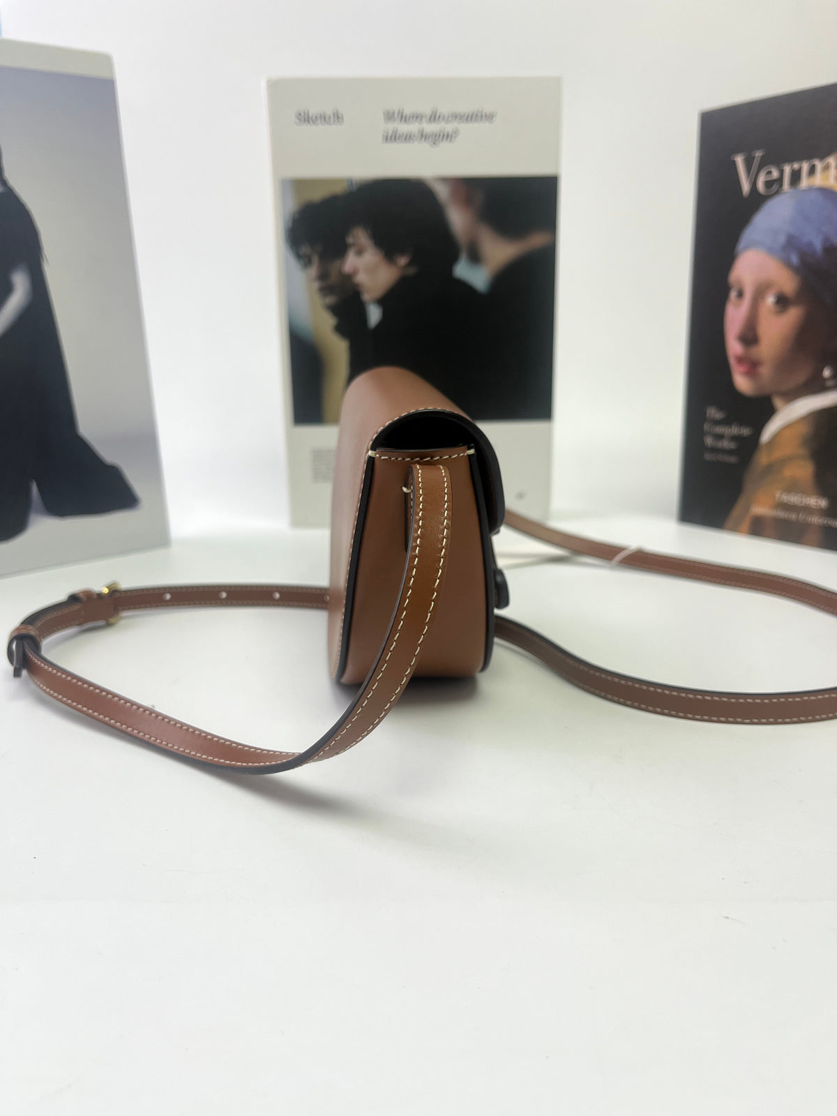Celine Mini Triomphe Saddle Crossbody Bag