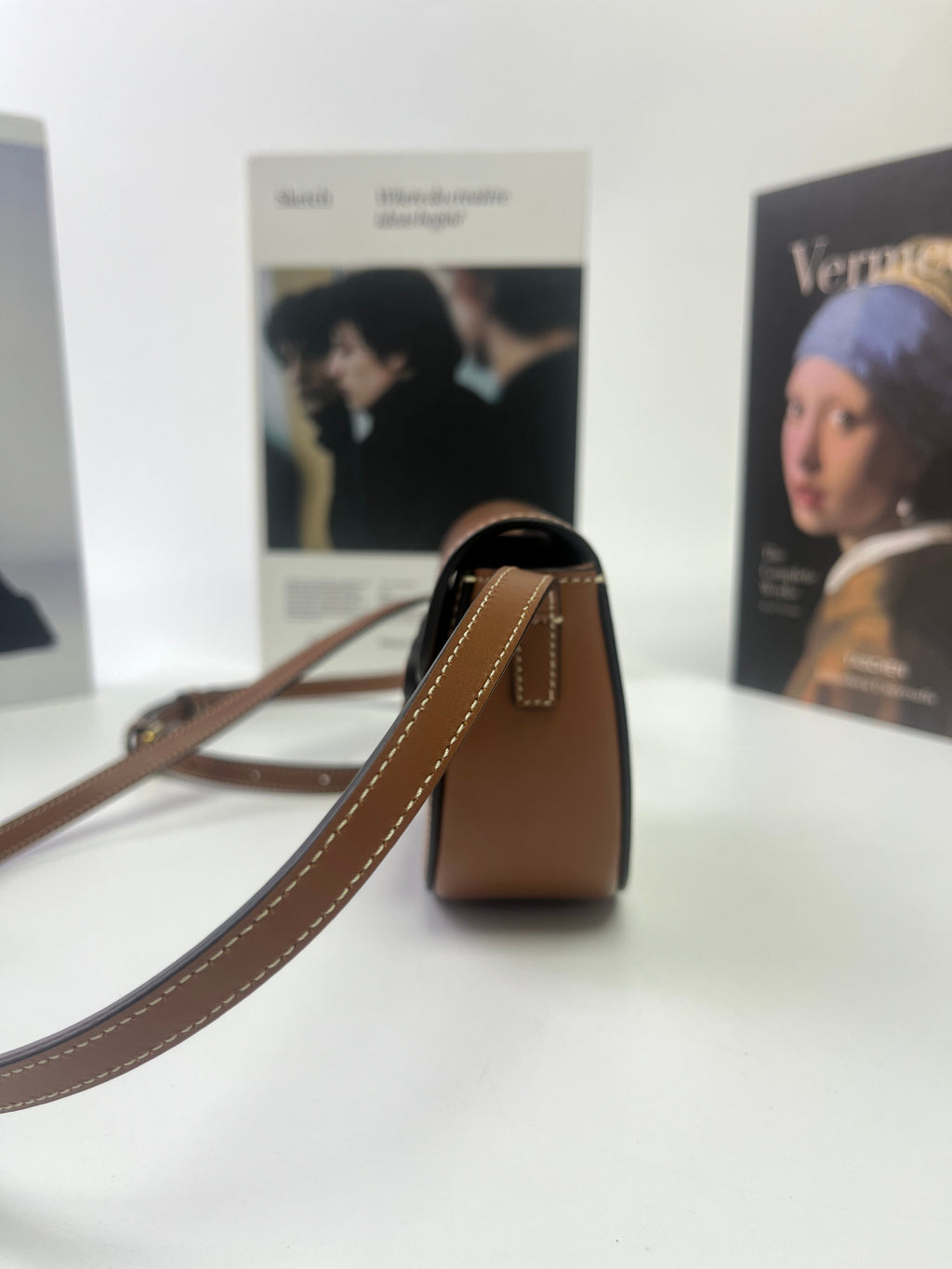 Celine Mini Triomphe Saddle Crossbody Bag