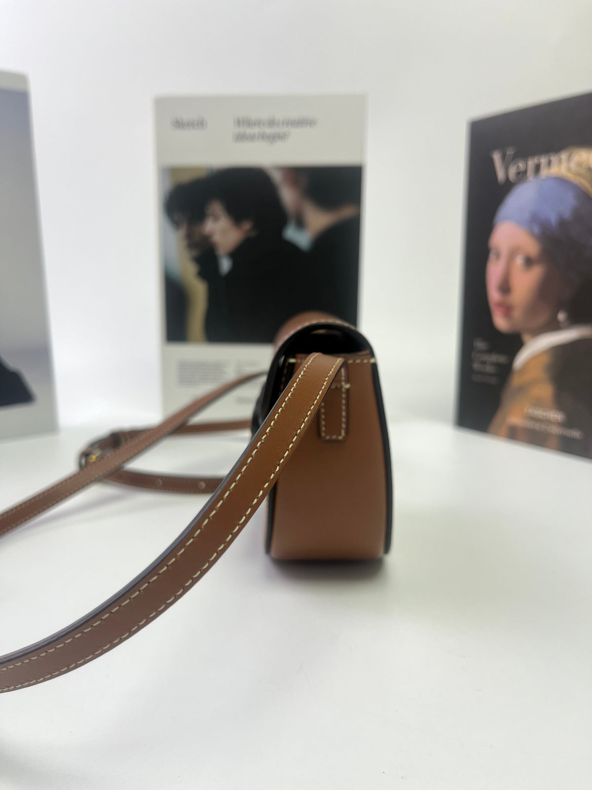 Celine Mini Triomphe Saddle Crossbody Bag