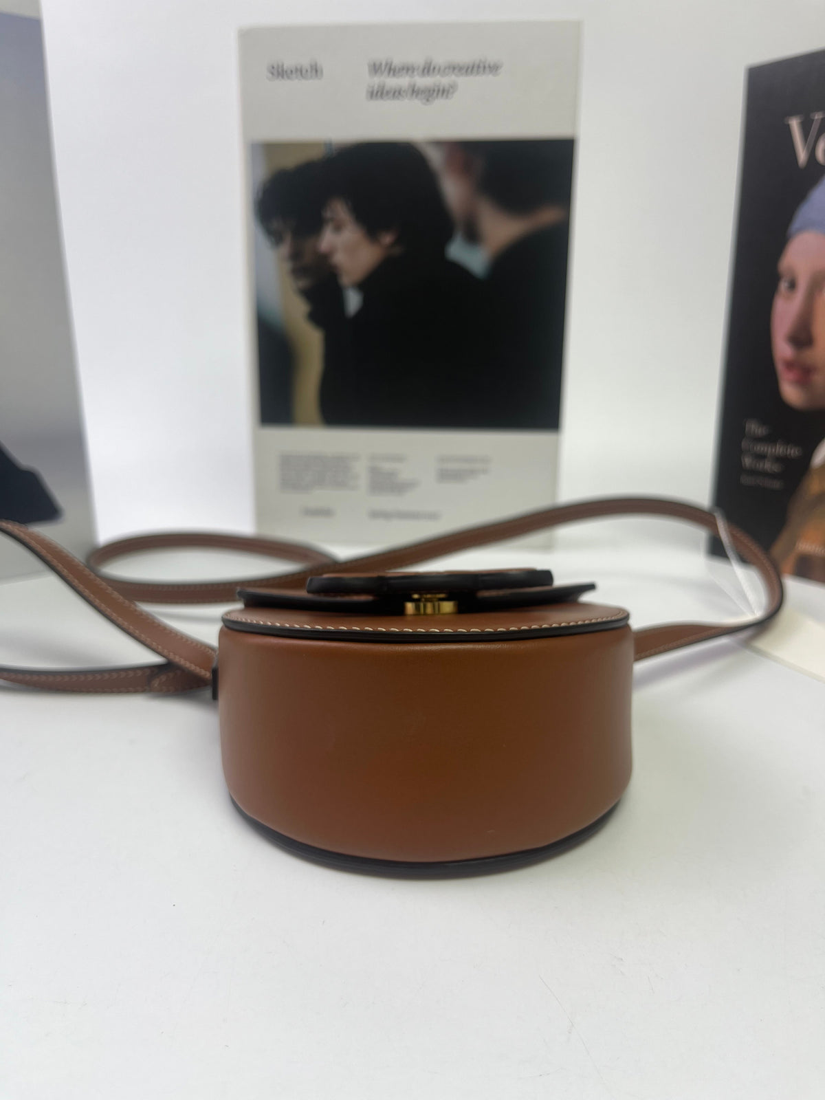 Celine Mini Triomphe Saddle Crossbody Bag