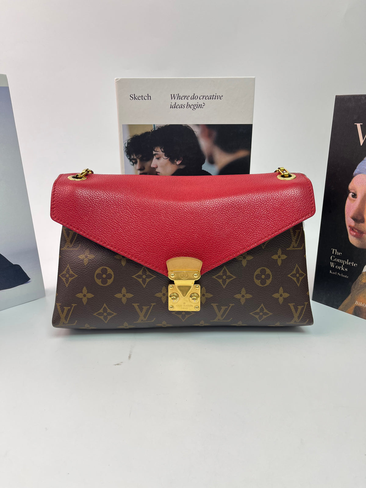 Louis Vuitton Pallas Chain Monogram Cerise