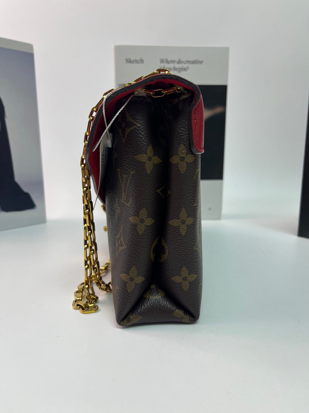 Louis Vuitton Pallas Chain Monogram Cerise