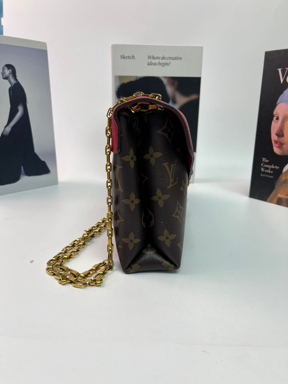 Louis Vuitton Pallas Chain Monogram Cerise