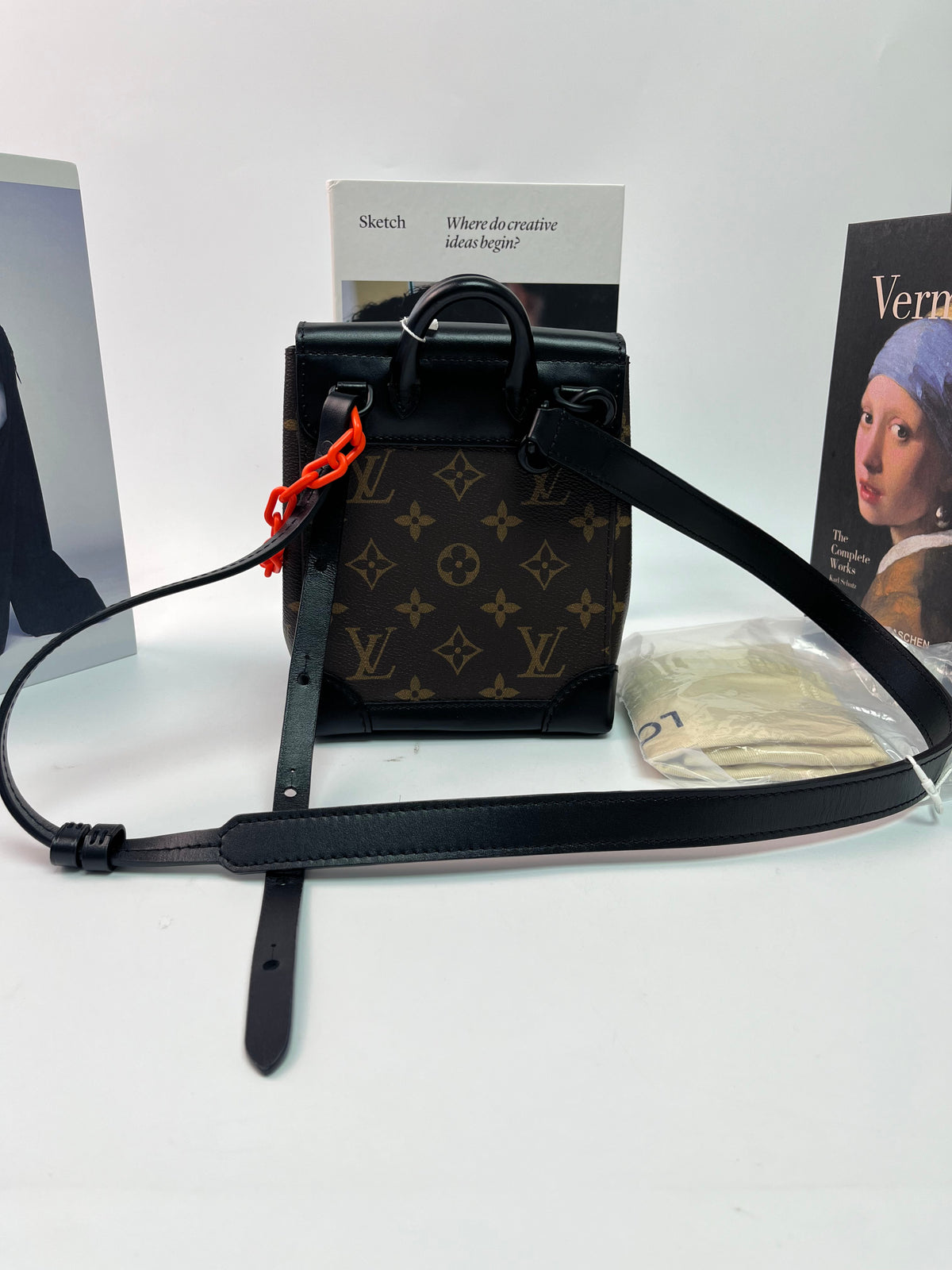 Steamer Bag Monogram Canvas with LV Friends Patch
