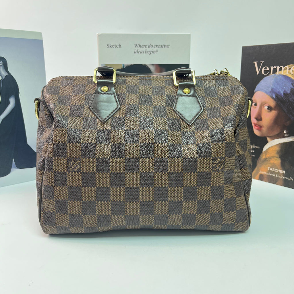 Damier Canvas Speedy Bandouliere 25 Bag