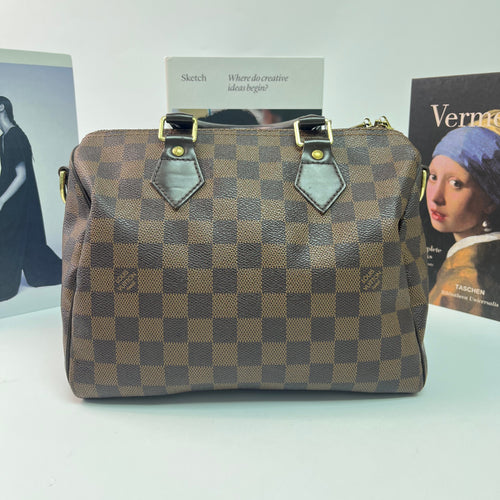 Damier Canvas Speedy Bandouliere 25 Bag