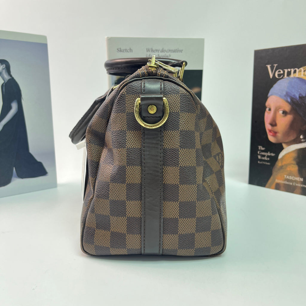 Damier Canvas Speedy Bandouliere 25 Bag