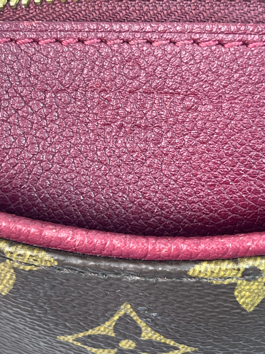 Louis Vuitton Pallas PM Burgandy - SOLD - submit a request