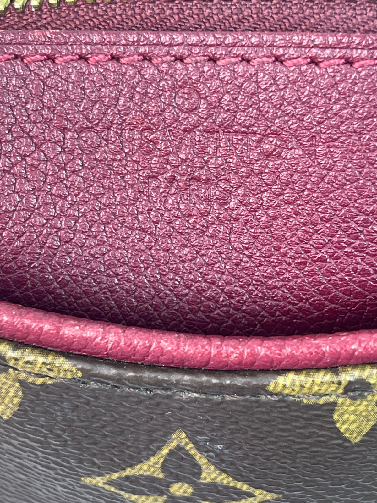 Louis Vuitton Pallas PM Burgandy - SOLD - submit a request