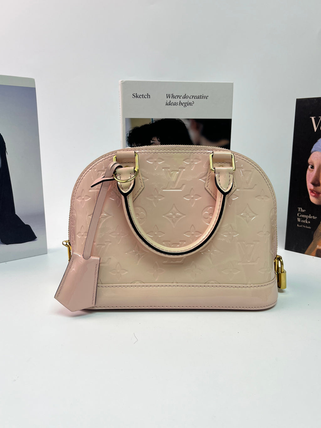 Louis Vuitton Alma BB Vernis Rose Ballerine