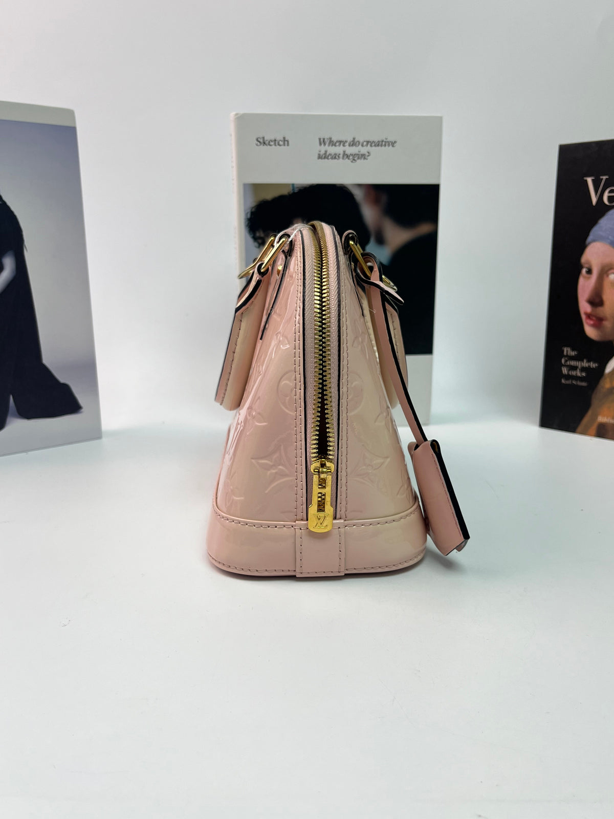 Louis Vuitton Alma BB Vernis Rose Ballerine
