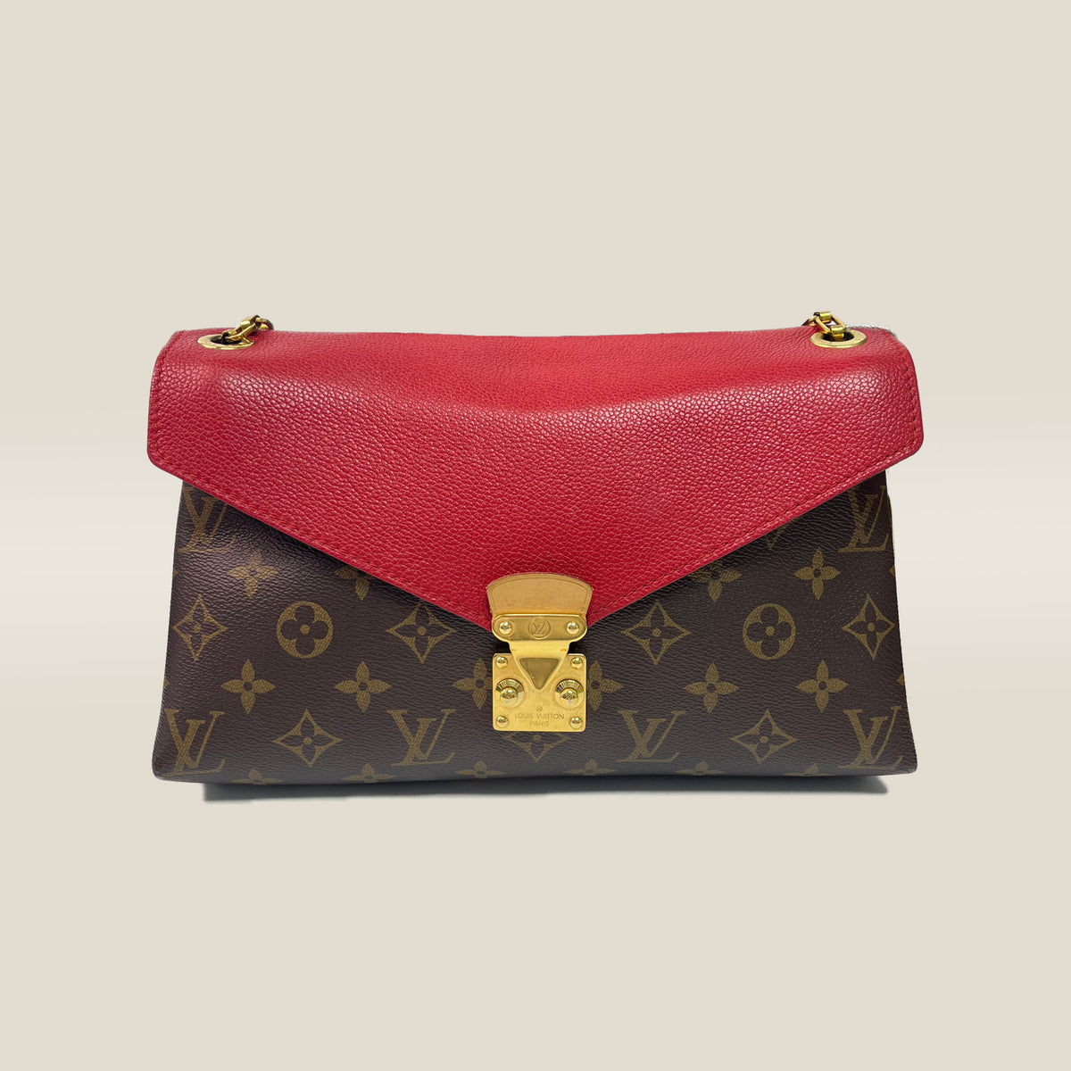 Louis Vuitton Pallas Chain Monogram Cerise