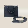 LOUIS VUITTON Onthego BB Black Monogram Empreinte Leather