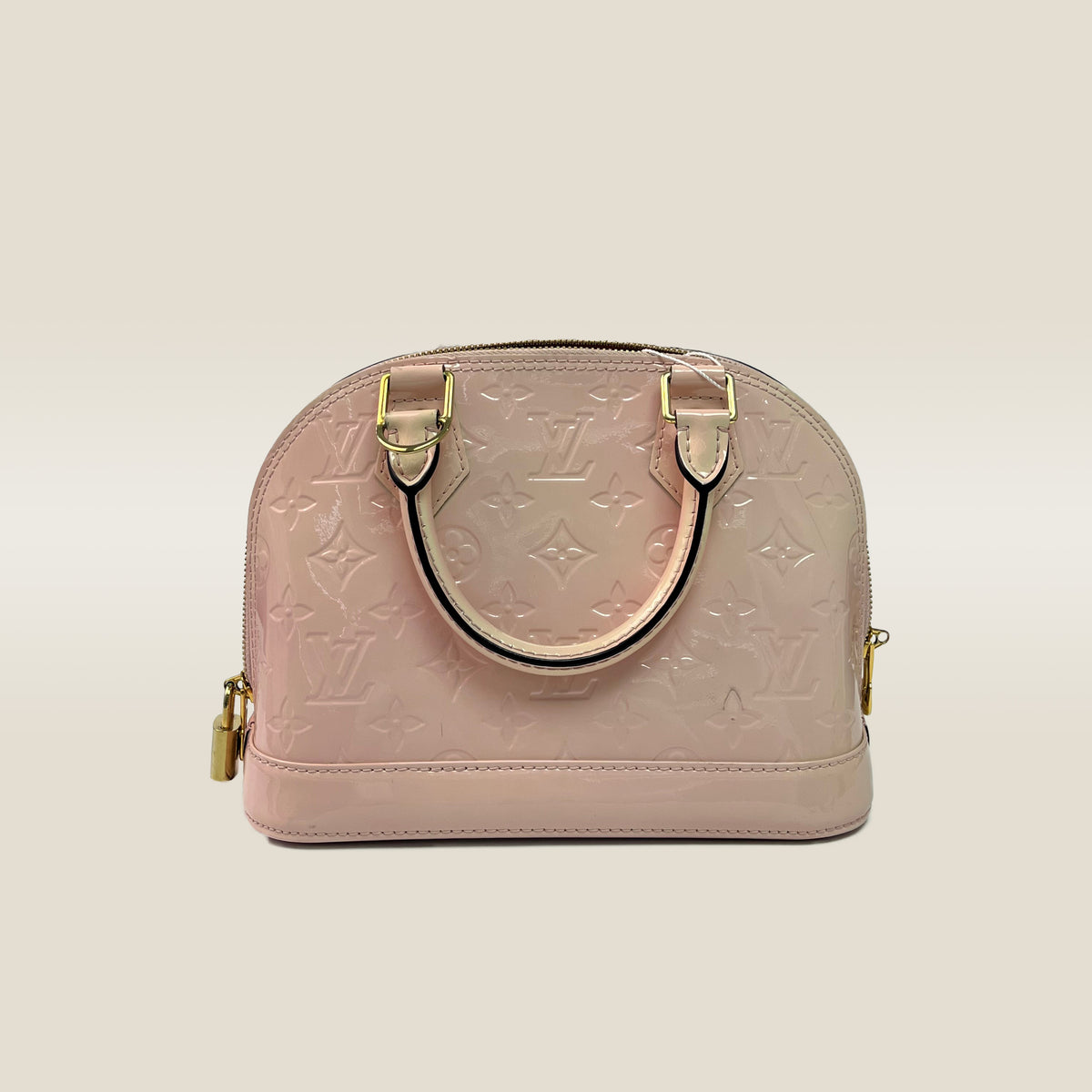 Louis Vuitton Alma BB Vernis Rose Ballerine