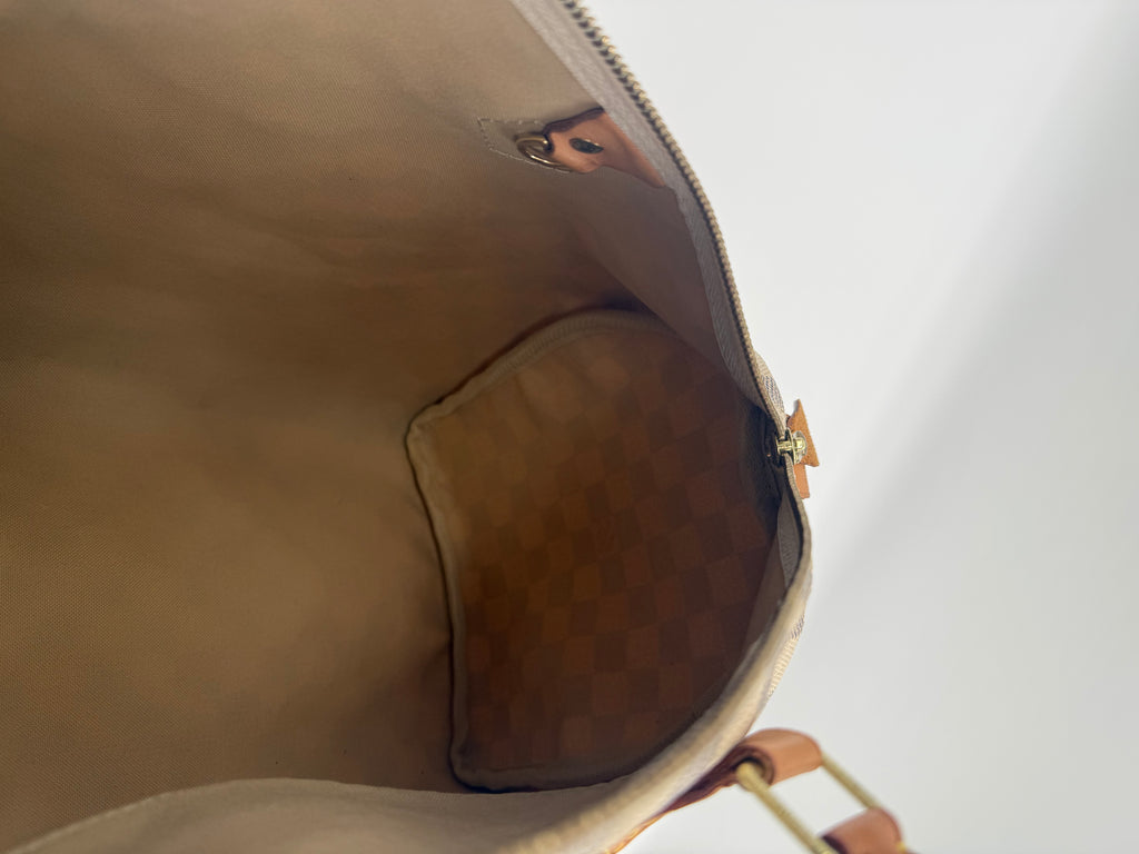 Louis Vuitton - Speedy 35 Damier Azure Satchel Bowler Top Handle Bag