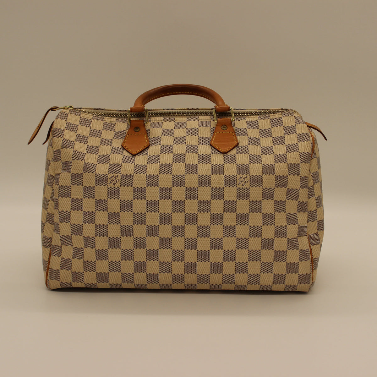 Louis Vuitton - Speedy 35 Damier Azure Satchel Bowler Top Handle Bag
