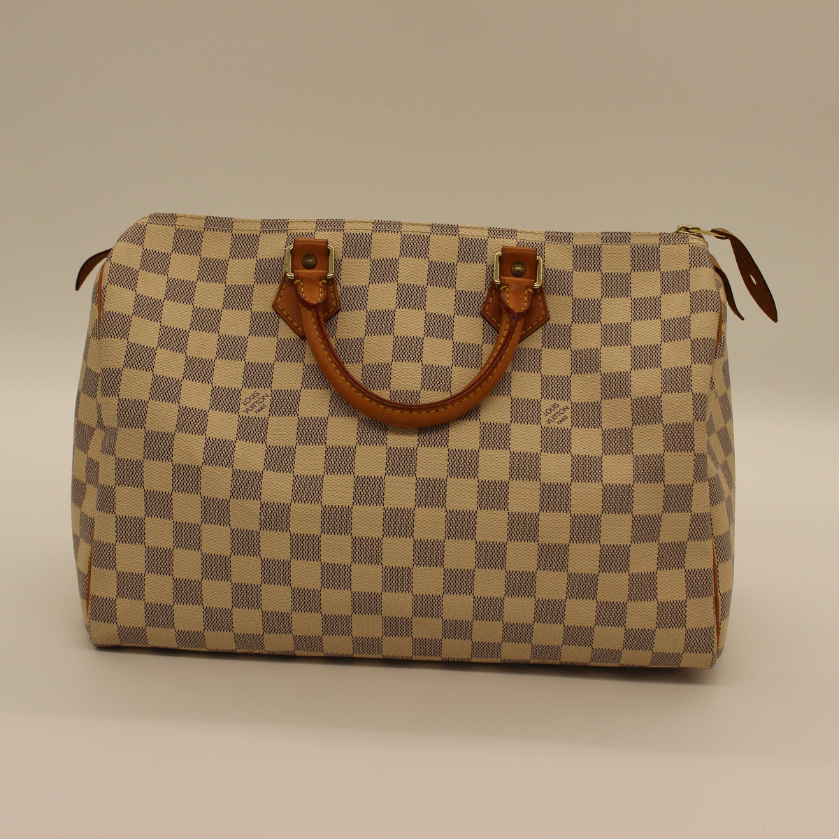 Louis Vuitton - Speedy 35 Damier Azure Satchel Bowler Top Handle Bag