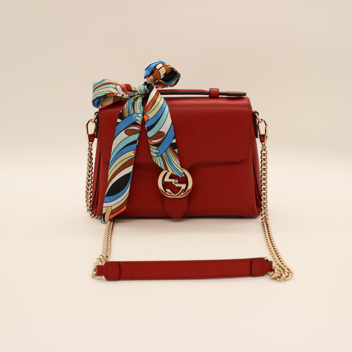 Gucci - Red Medium Dollar Bag