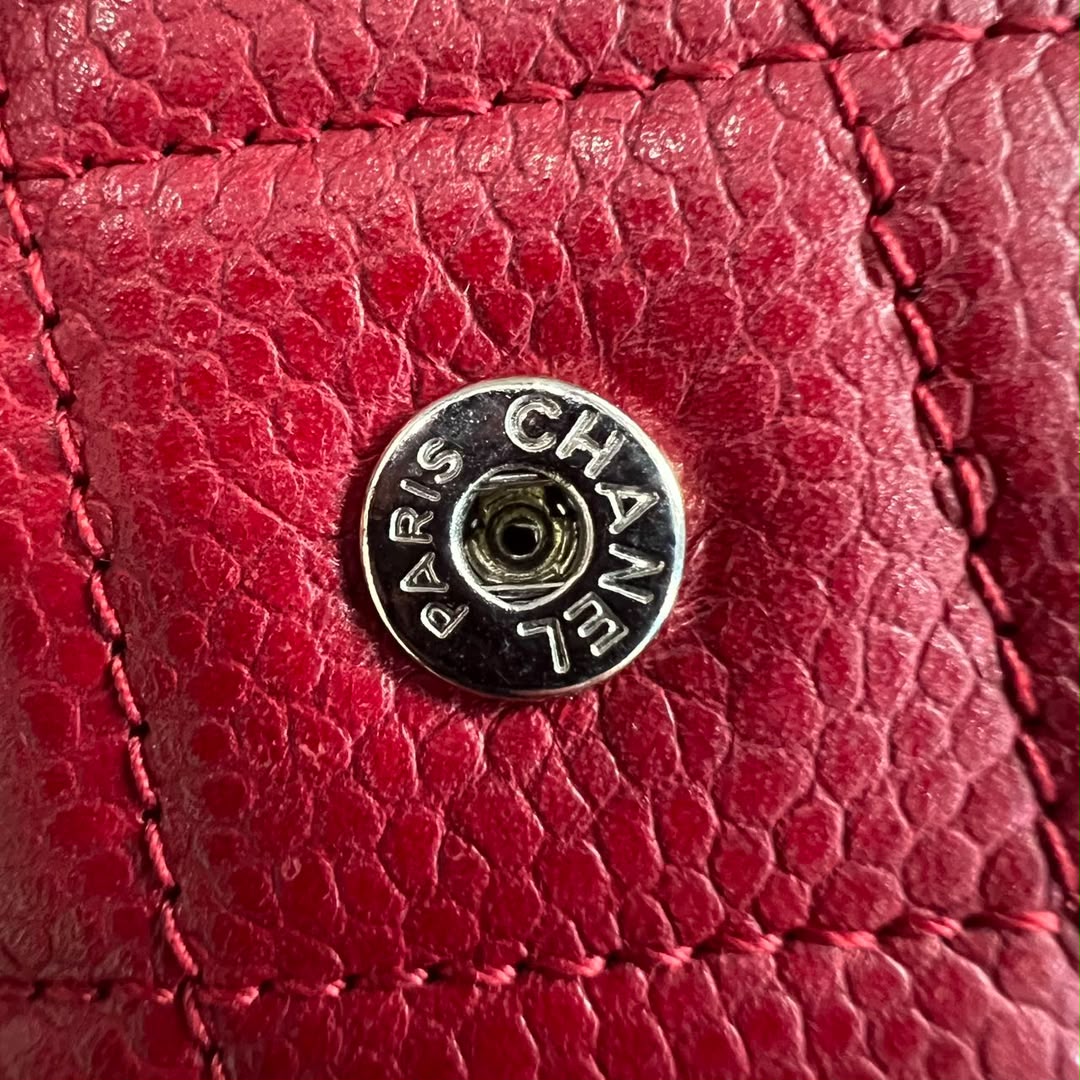 Chanel Classic Wallet on Chain WOC – Dark Red Caviar Leather