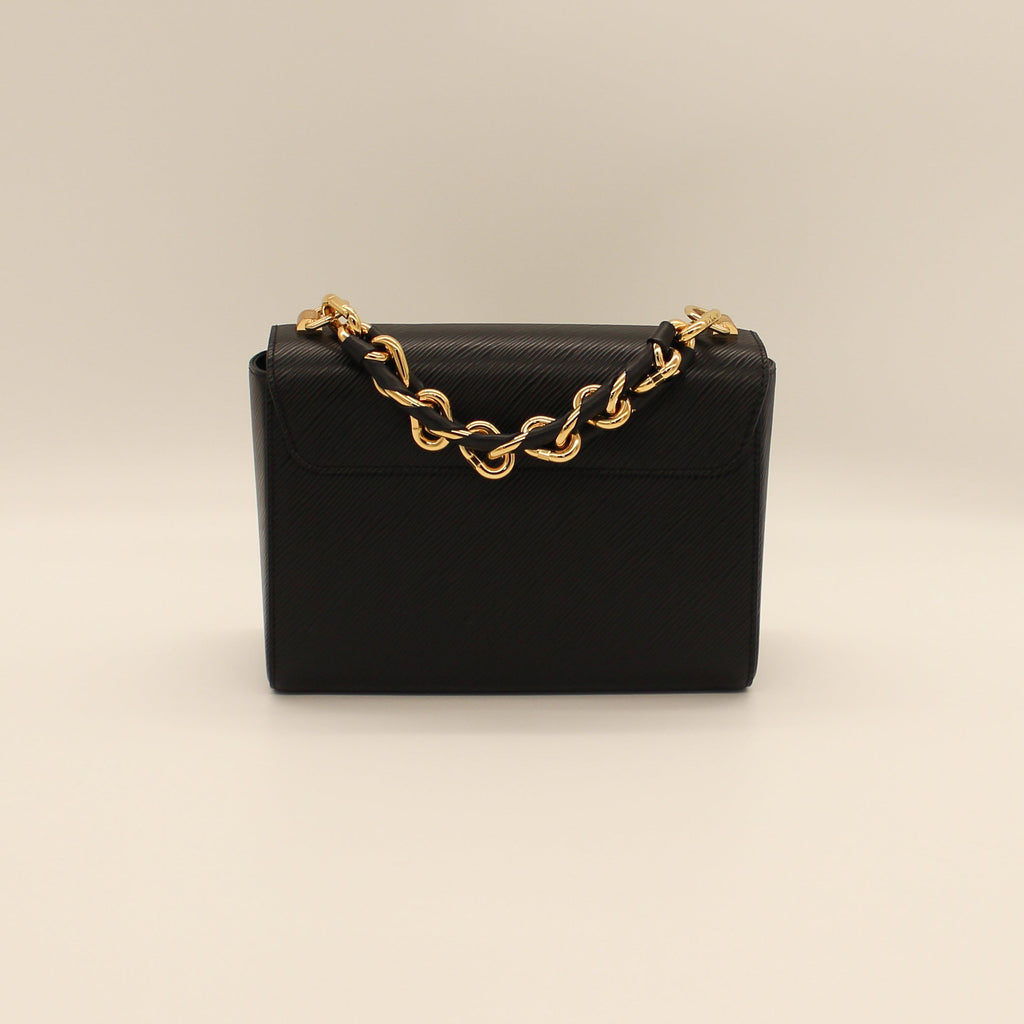 Louis Vuitton Twist MM Black Epi Leather w/ Gold Hardware