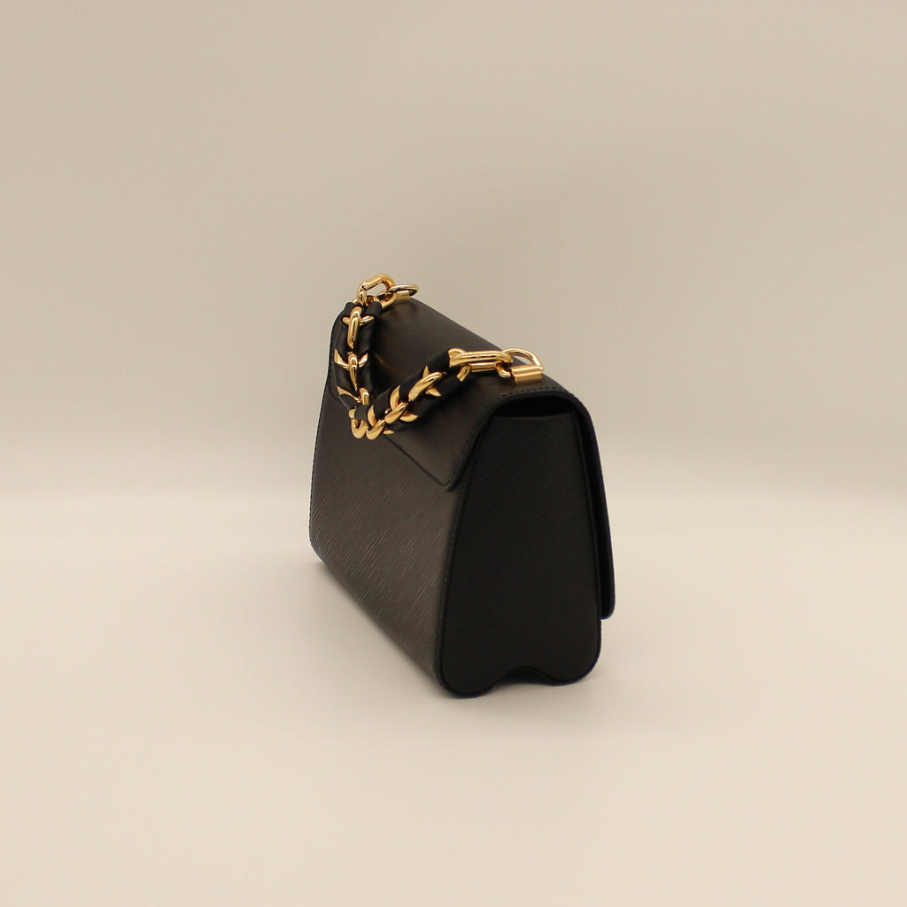 Louis Vuitton Twist MM Black Epi Leather w/ Gold Hardware