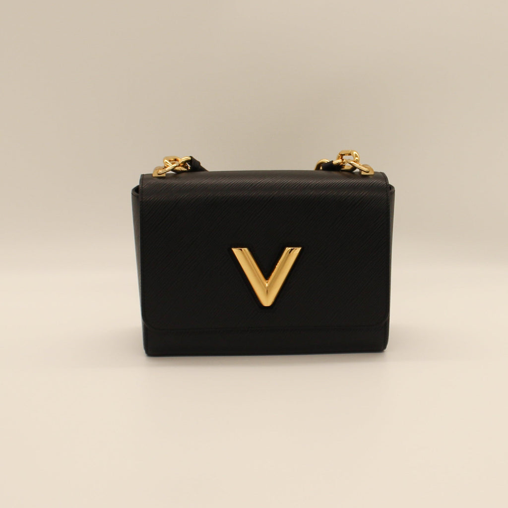 Louis Vuitton Twist MM Black Epi Leather w/ Gold Hardware