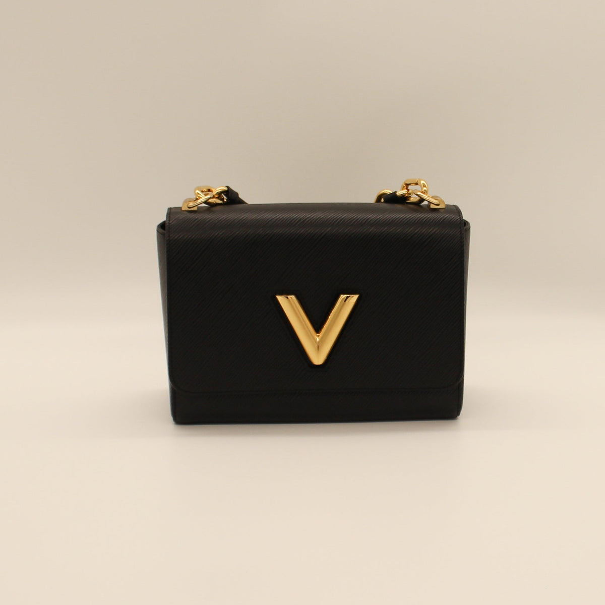 Louis Vuitton Twist MM Black Epi Leather w/ Gold Hardware