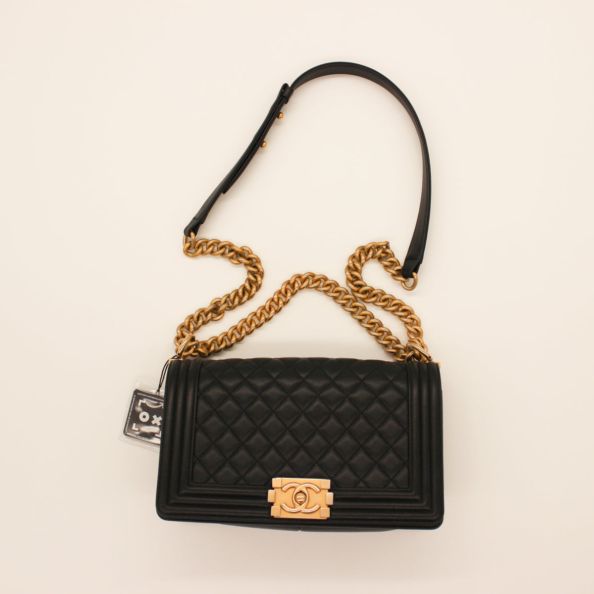 Chanel Le Boy Quilted Flap Bag Black Soft Leather