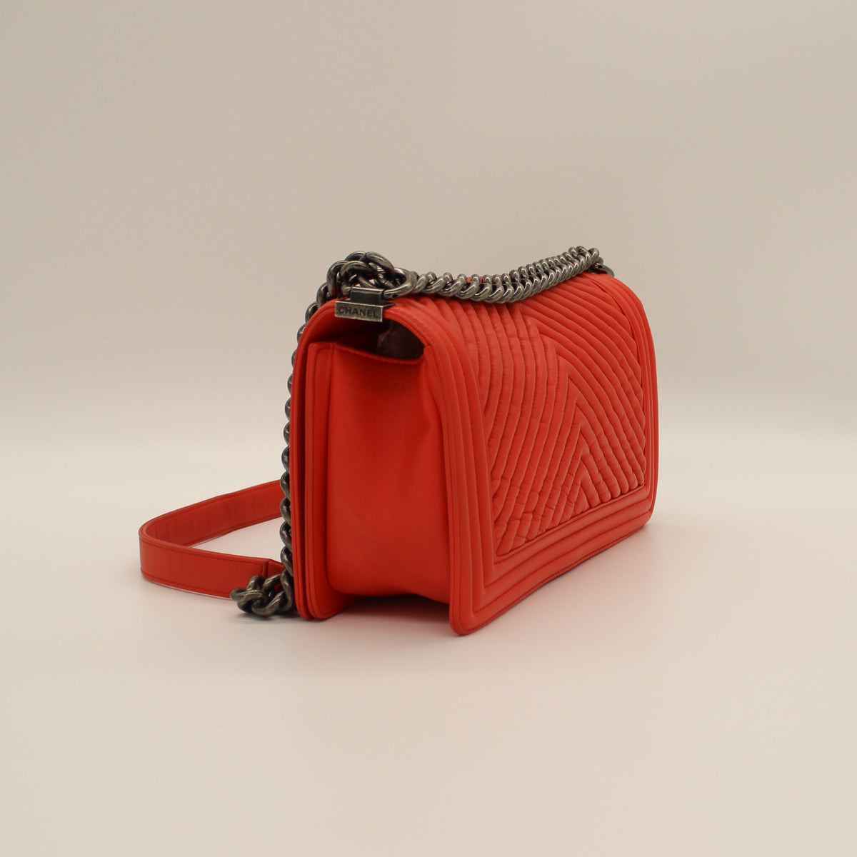 Chanel Le Boy Chevron Flap Bag