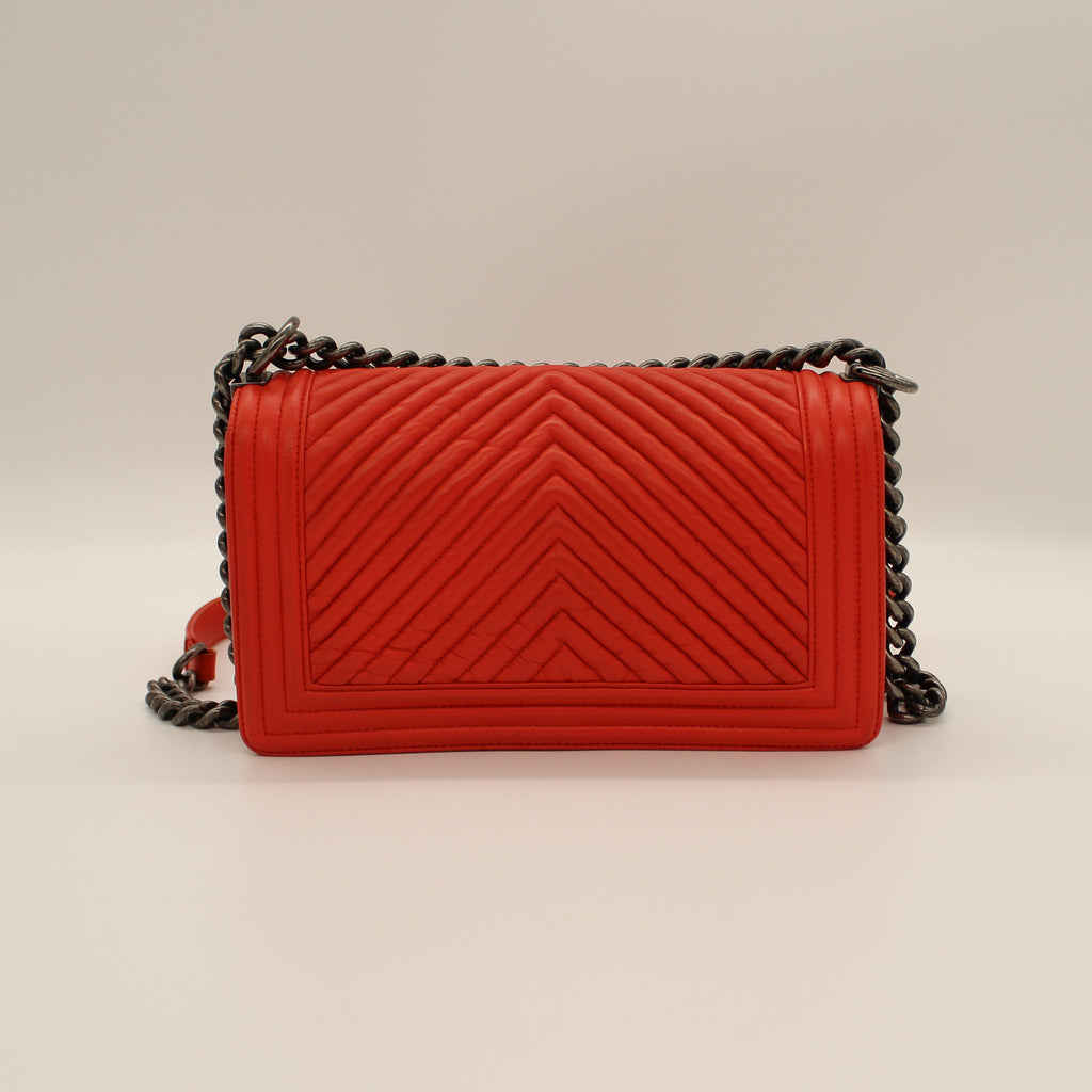 Chanel Le Boy Chevron Flap Bag