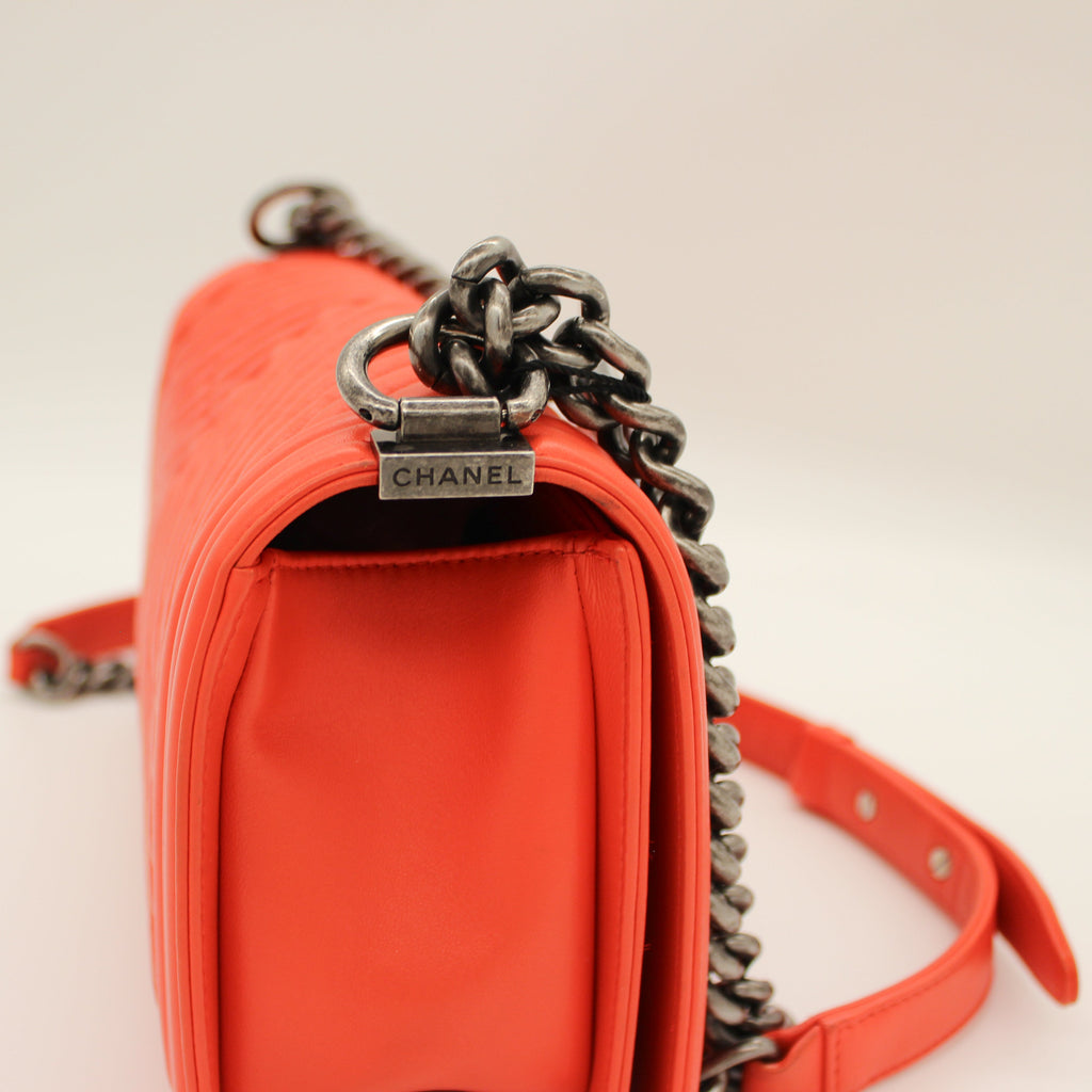 Chanel Le Boy Chevron Flap Bag