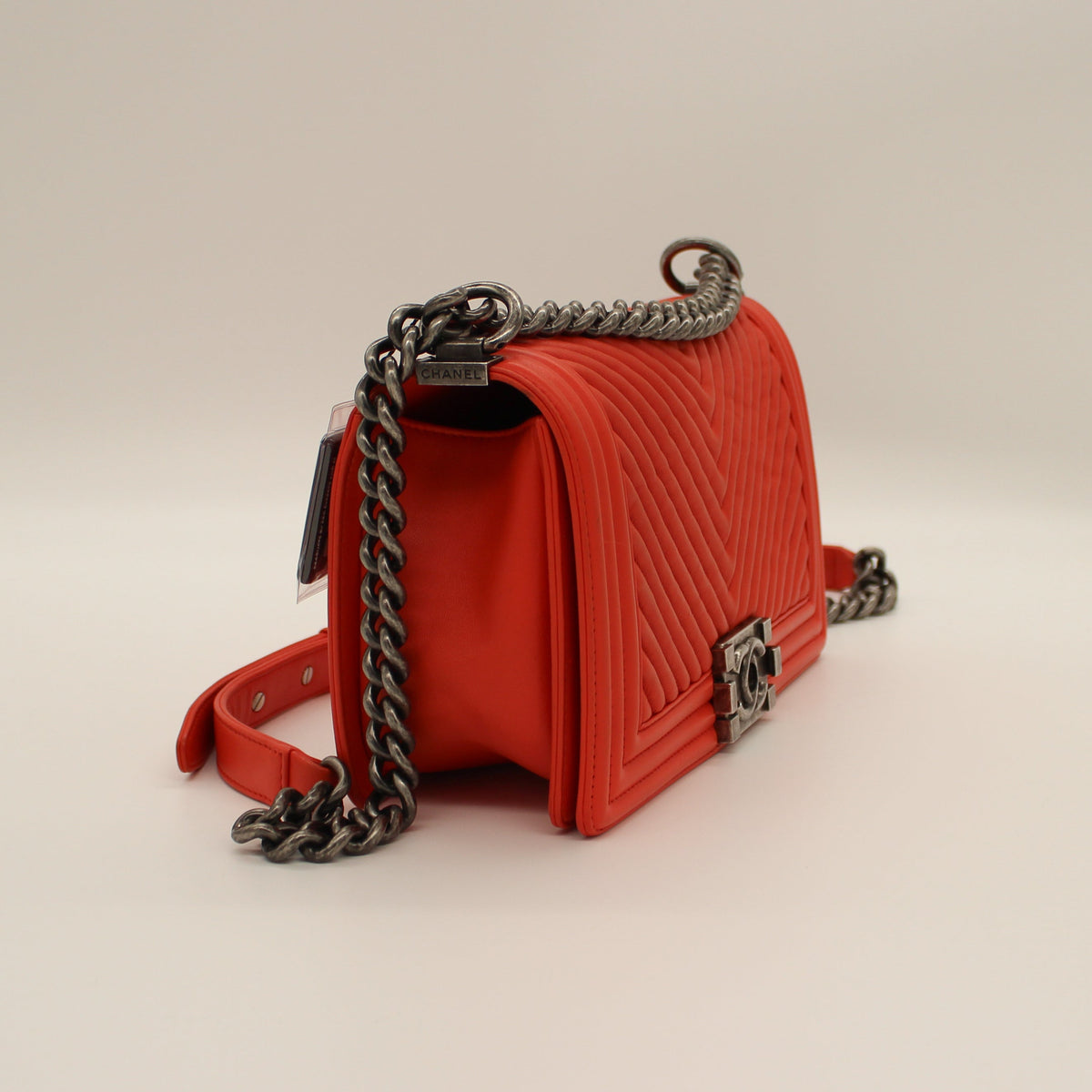 Chanel Le Boy Chevron Flap Bag
