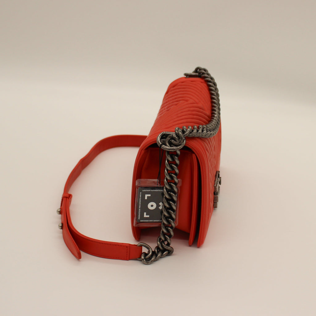 Chanel Le Boy Chevron Flap Bag