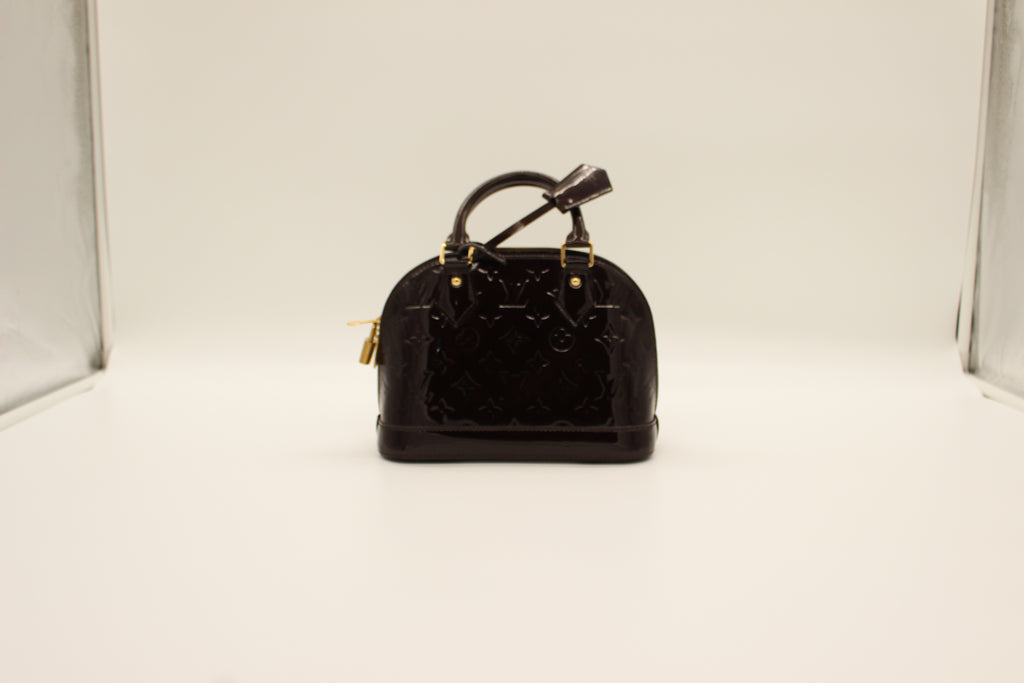 Louis Vuitton Alma BB Chocolate Vernis