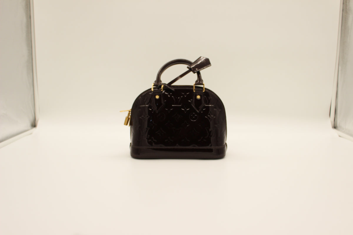 Louis Vuitton Alma BB Chocolate Vernis