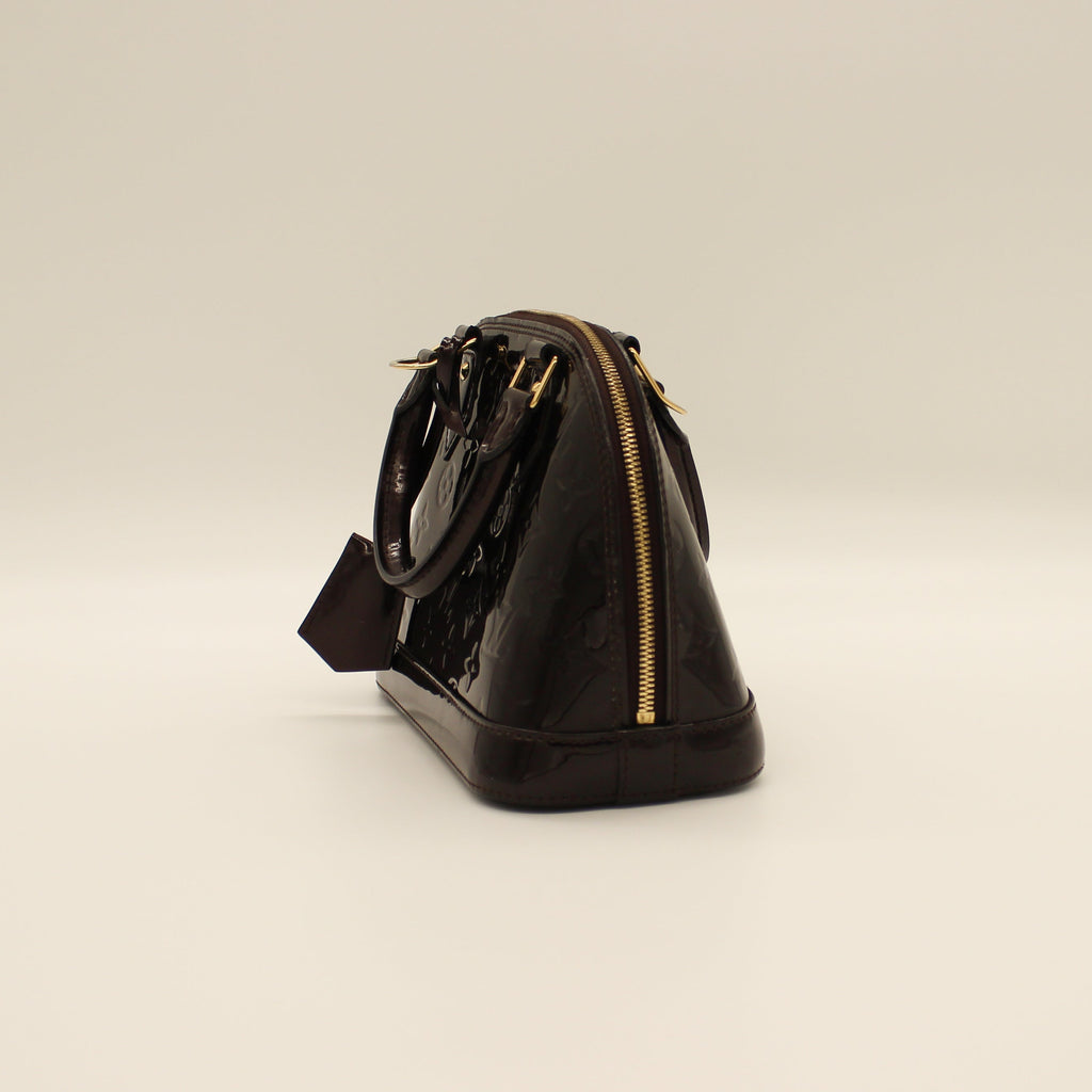 Louis Vuitton Alma BB Chocolate Vernis